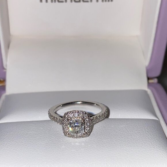 Michael Hill Cushion Cut Diamond Engagement Ring - Picture 11 of 11